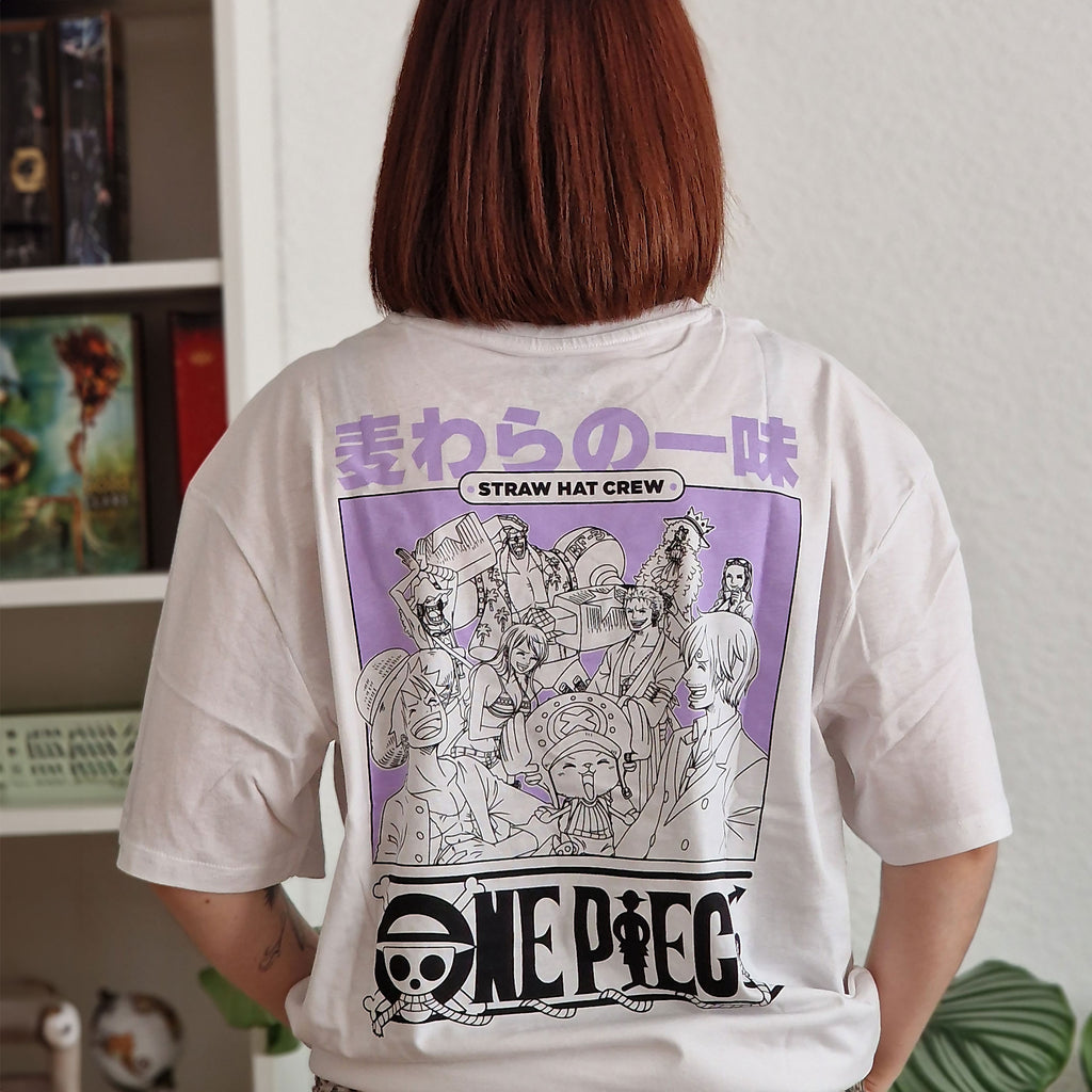 Imagen del producto One Piece - Camiseta Crew Capslab blanca