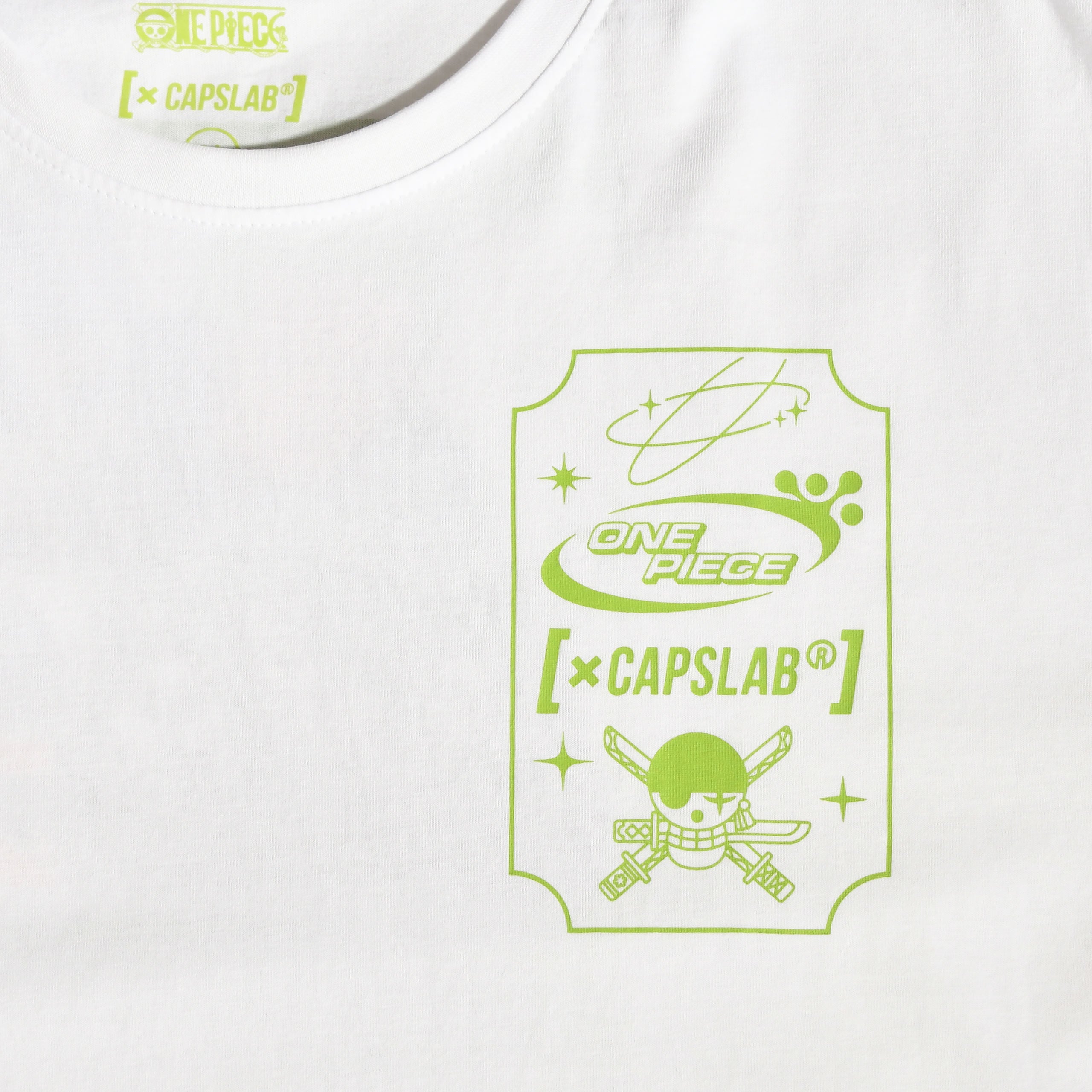 Imagen del producto One Piece - Camiseta oversize Zoro Capslab blanca
