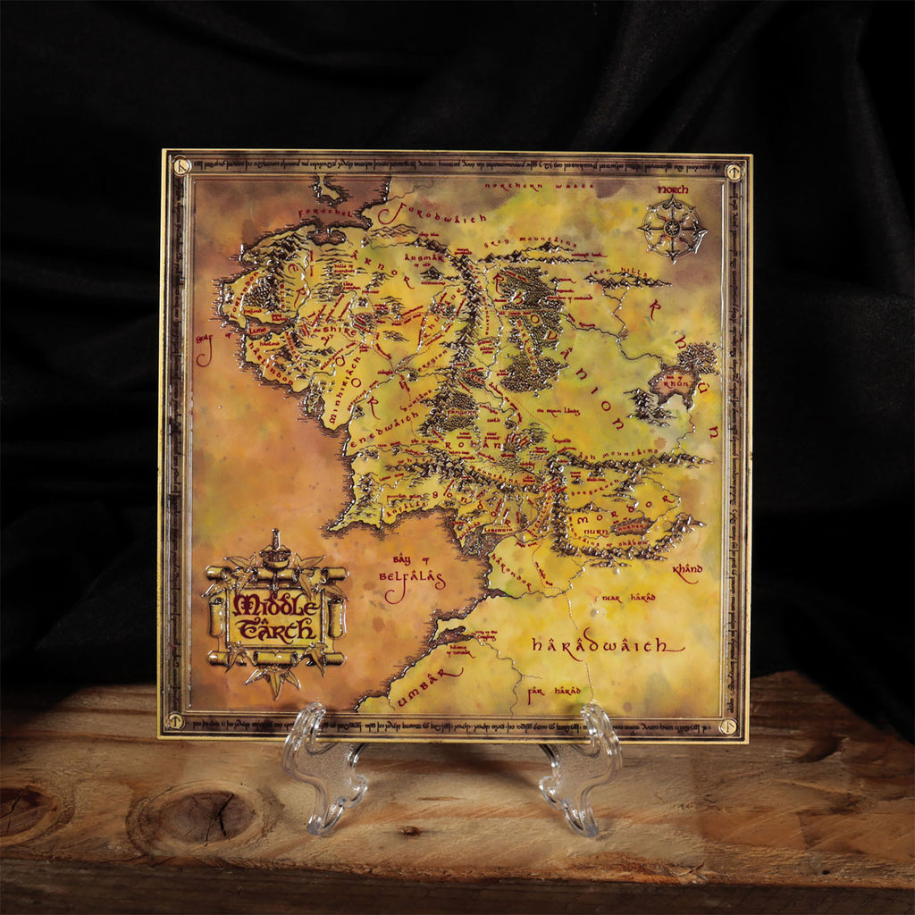 Imagen del producto El Señor de los Anillos - Réplica del Mapa de la Tierra Media Edición Limitada
