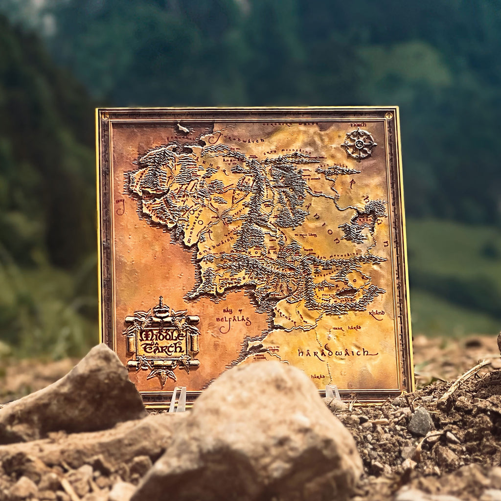 Imagen del producto El Señor de los Anillos - Réplica del Mapa de la Tierra Media Edición Limitada
