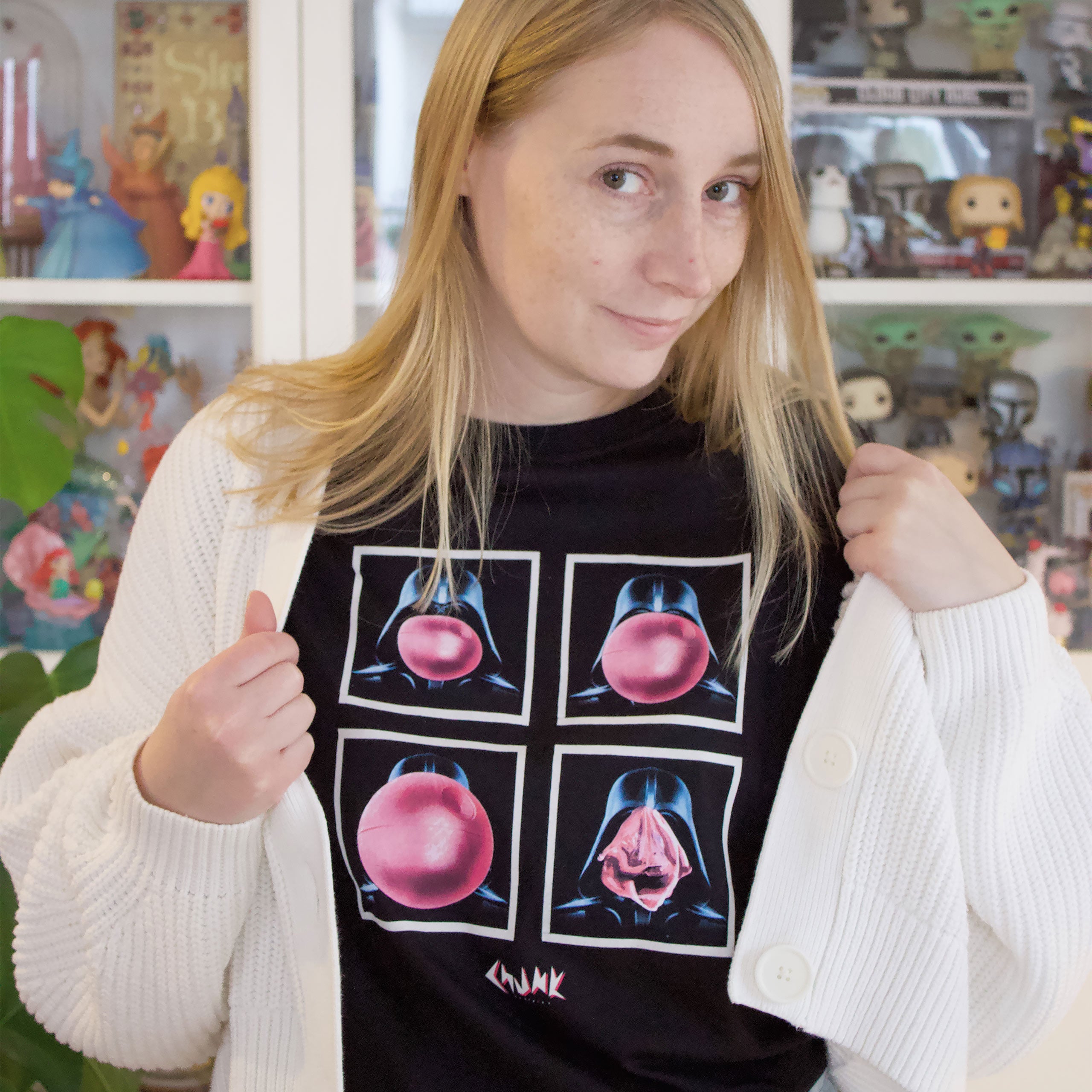 Imagen del producto Camiseta Dark Bubble para fans de Star Wars Negra