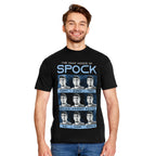 Imagen del producto Star Trek - Camiseta negra Many Mood of Spock