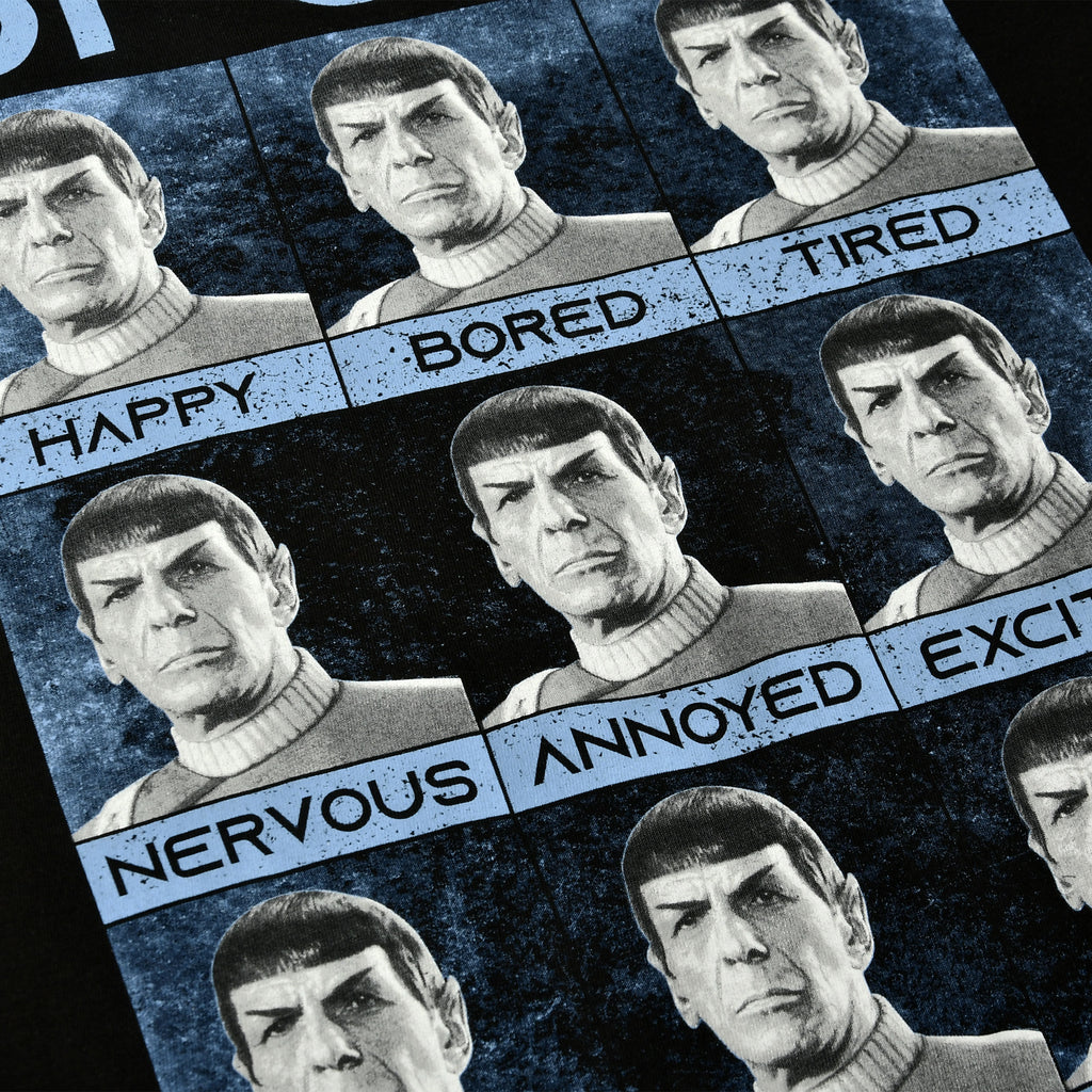 Imagen del producto Star Trek - Camiseta negra Many Mood of Spock
