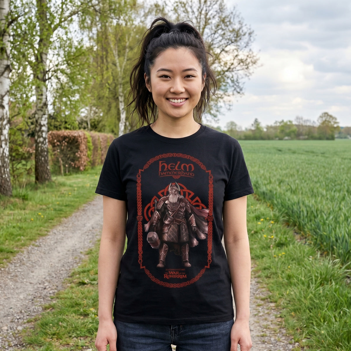 Imagen del producto Camiseta Helm Hammerhand La Batalla de los Rohirrim - El Señor de los Anillos