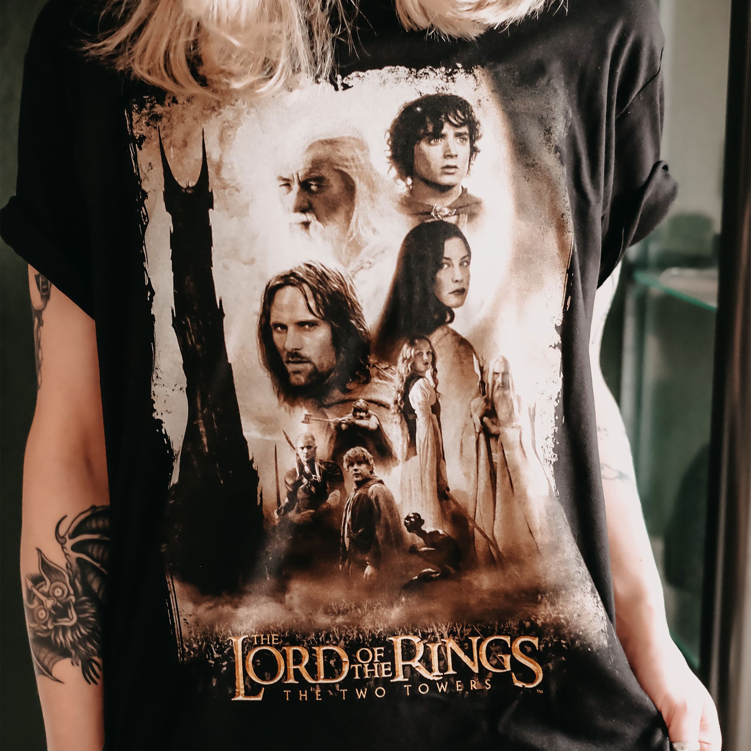 Imagen del producto Camiseta Las Dos Torres - El Señor de los Anillos