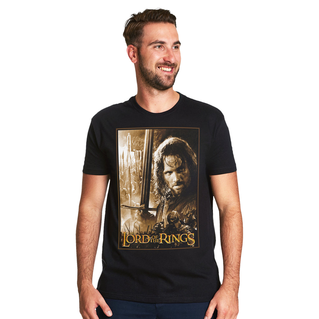 Imagen del producto Camiseta negra de Aragorn Hero - El señor de los anillos