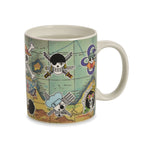 Imagen del producto One Piece - Taza de Efecto Térmico Mapa South Blue