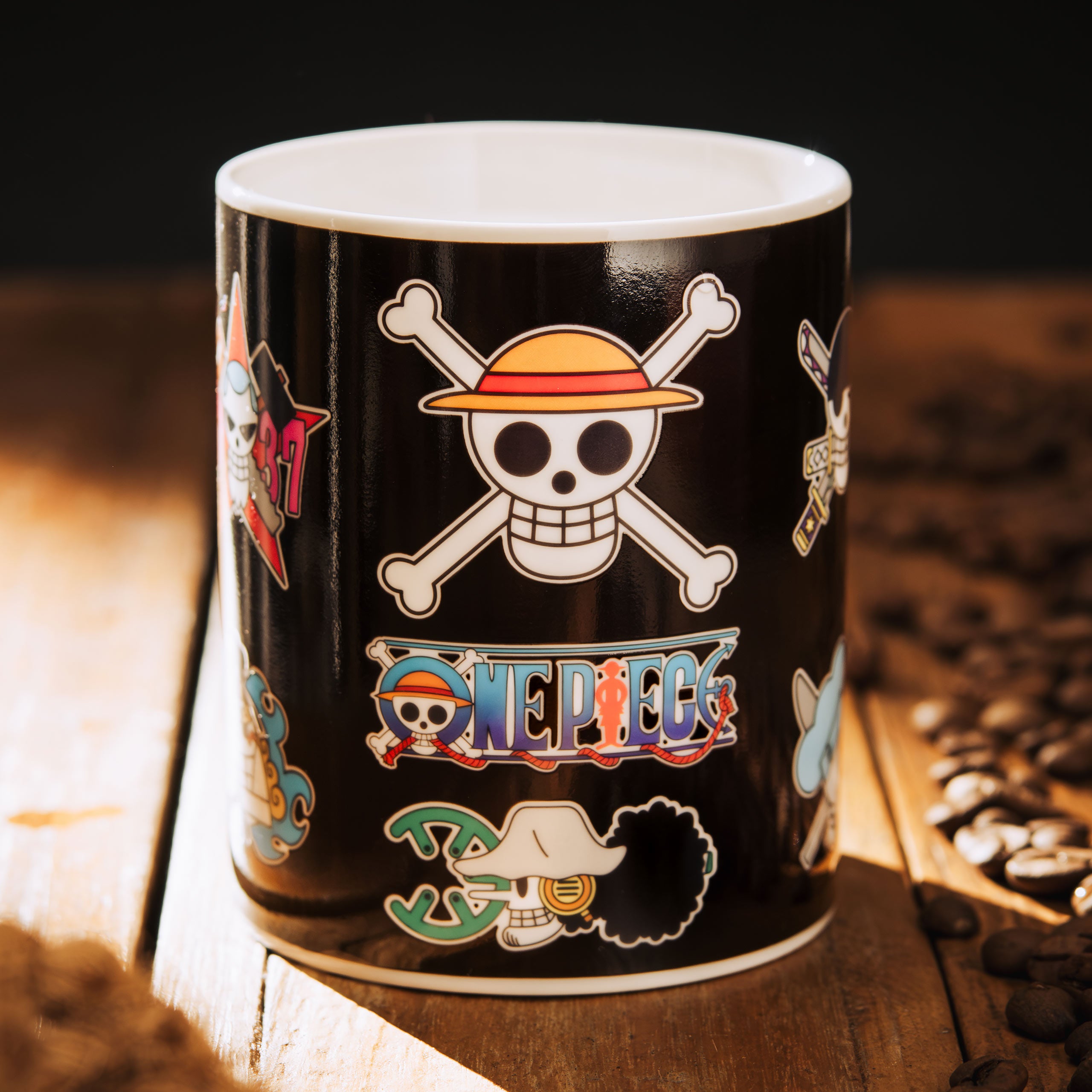 Imagen del producto One Piece - Taza de Efecto Térmico Mapa South Blue