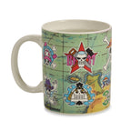 Imagen del producto One Piece - Taza de Efecto Térmico Mapa South Blue