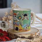 Imagen del producto One Piece - Taza de Efecto Térmico Mapa South Blue