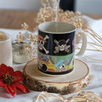 Imagen del producto One Piece - Taza de Efecto Térmico Mapa South Blue
