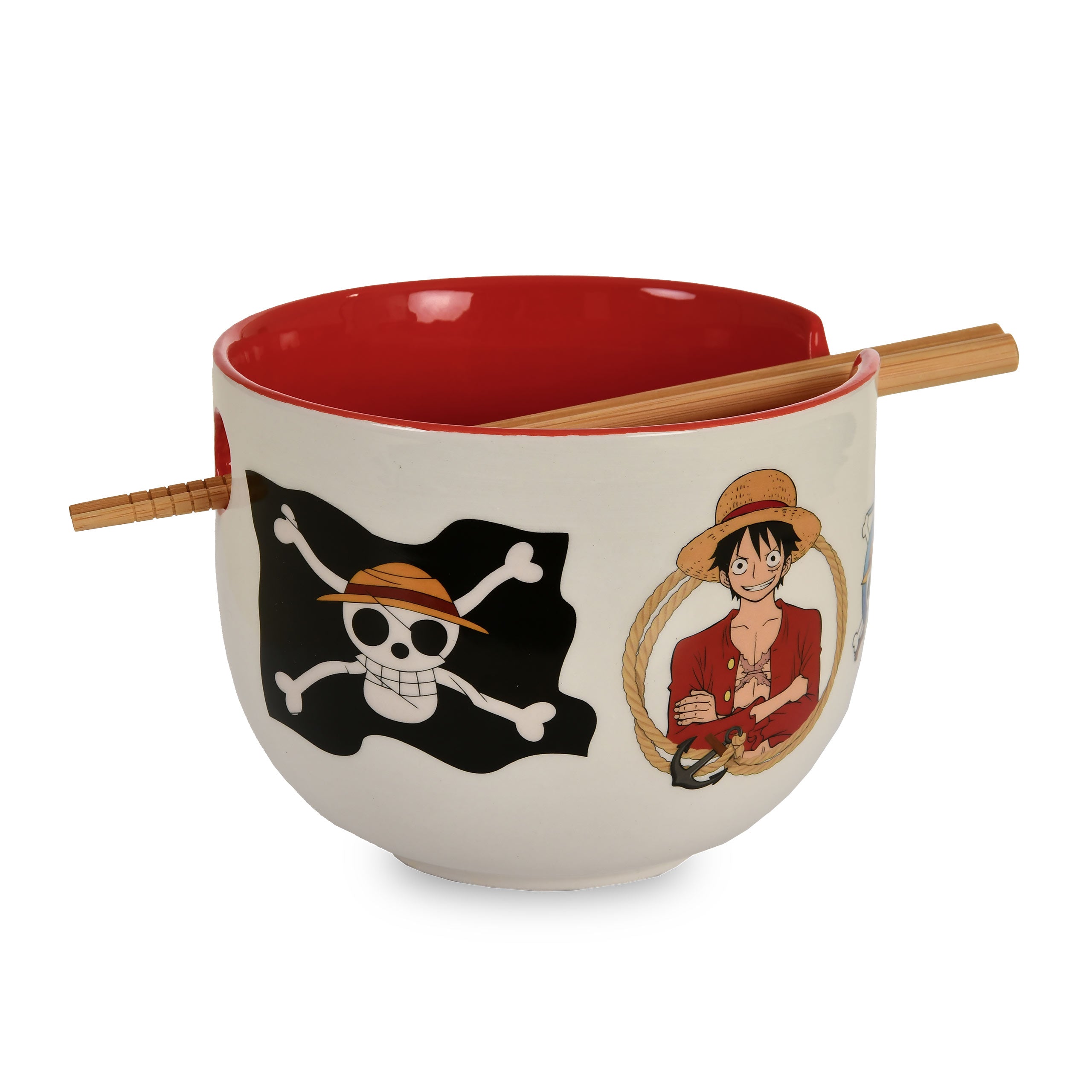 Imagen del producto One Piece - Cuenco de Ramen Monkey D. Luffy con Palillos