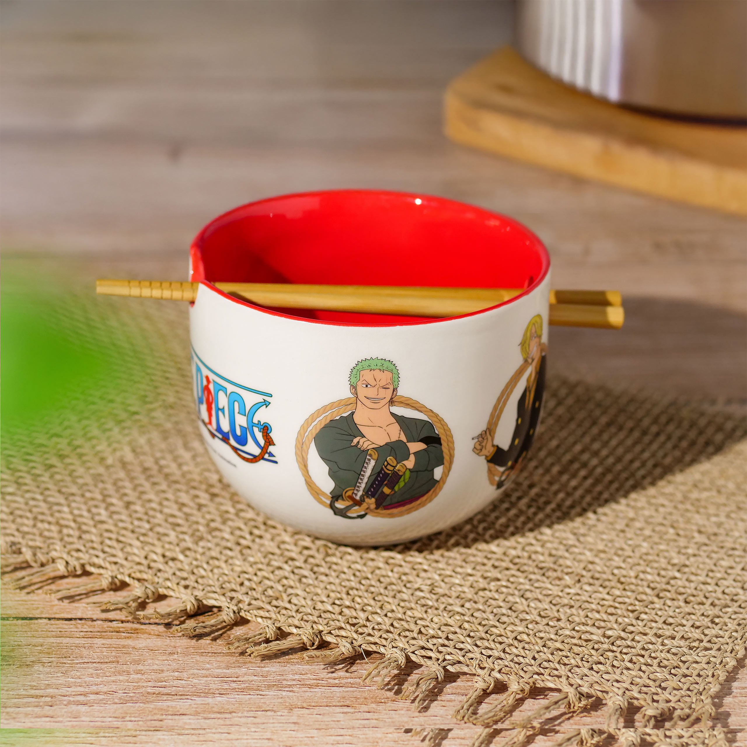 Imagen del producto One Piece - Cuenco de Ramen Monkey D. Luffy con Palillos