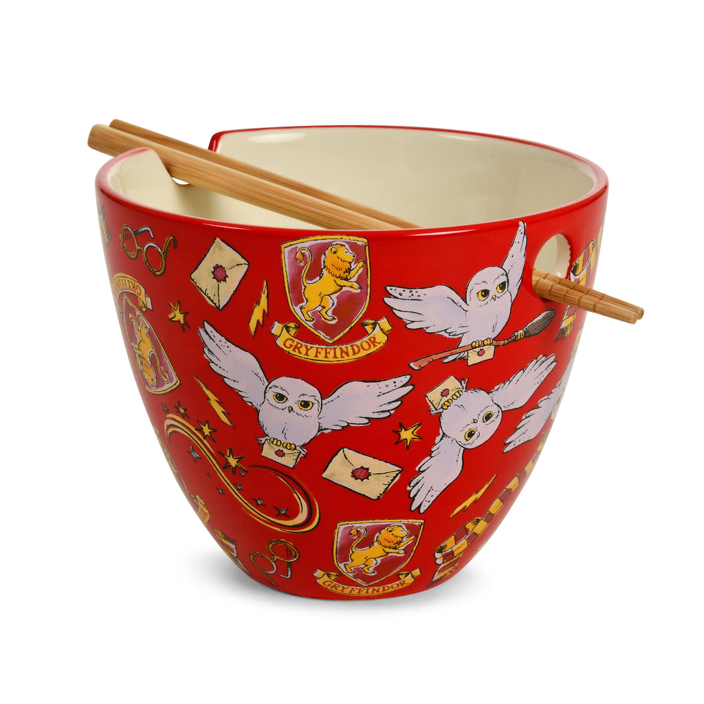 Imagen del producto Cuenco de Ramen Símbolos Mágicos con Palillos - Harry Potter