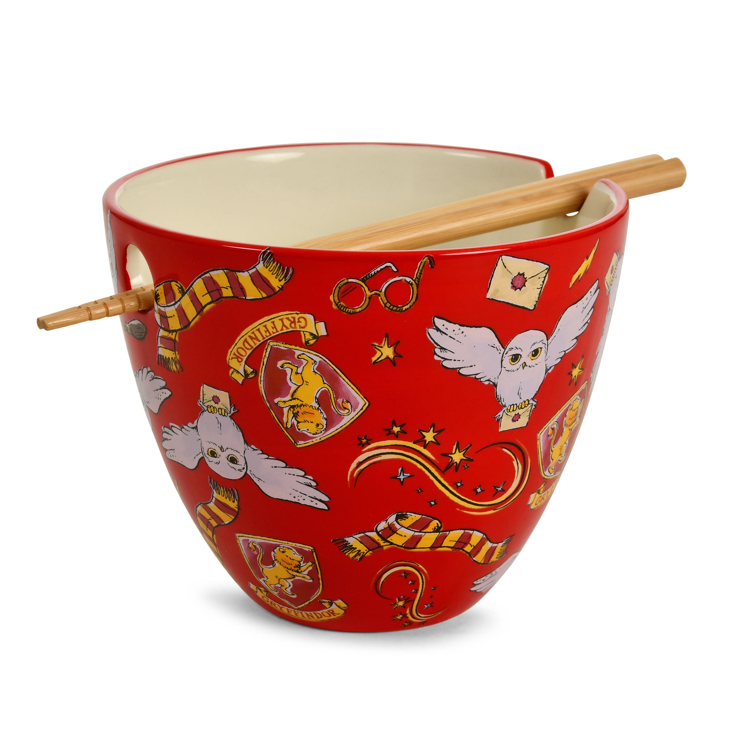 Imagen del producto Cuenco de Ramen Símbolos Mágicos con Palillos - Harry Potter