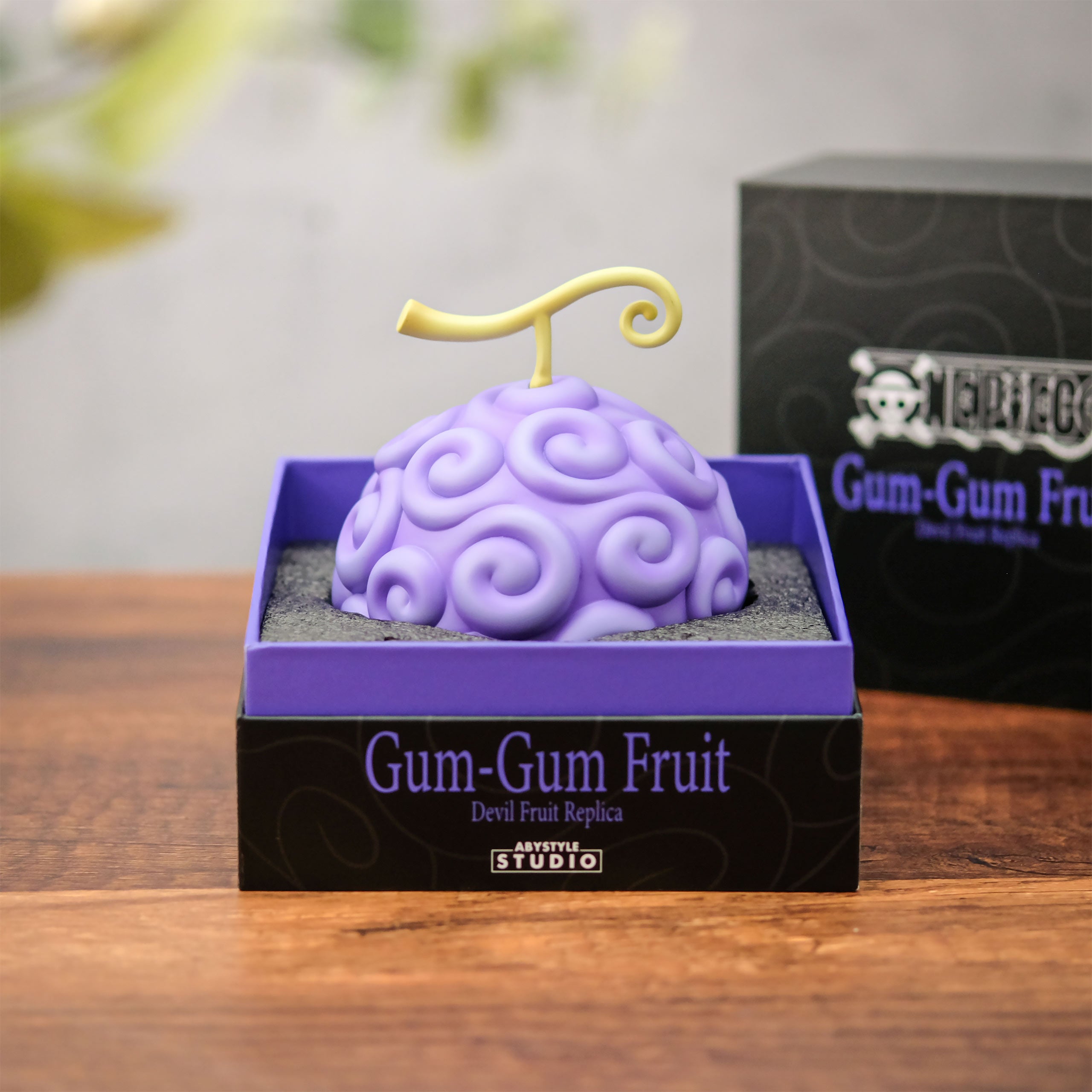 Imagen del producto Réplica de la Fruta del Diablo Gomu Gomu en caja de regalo - One Piece