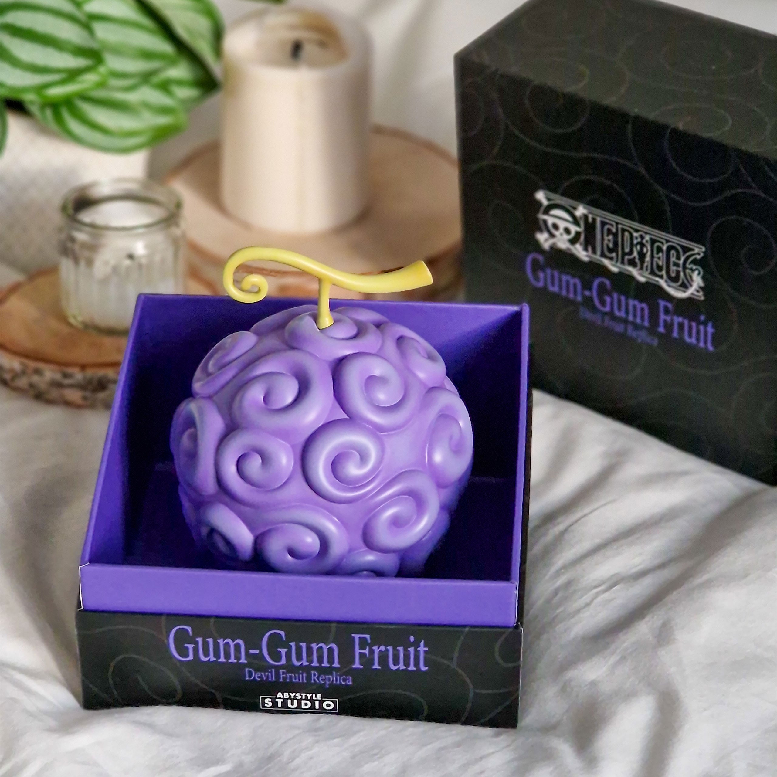 Imagen del producto Réplica de la Fruta del Diablo Gomu Gomu en caja de regalo - One Piece