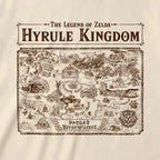 Imagen del producto Zelda - Camiseta beige del mapa de Hyrule