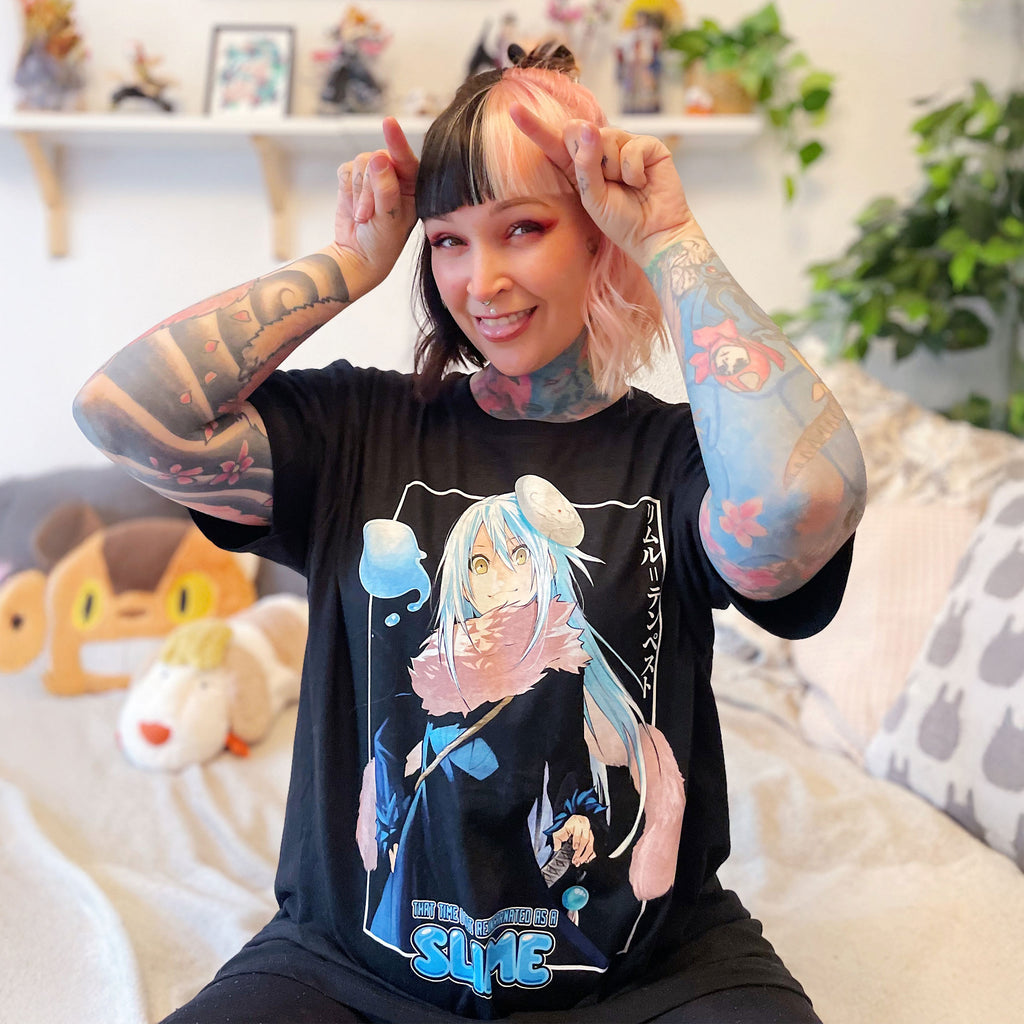 Imagen del producto TenSura - Camiseta Poster Rimuru Negra