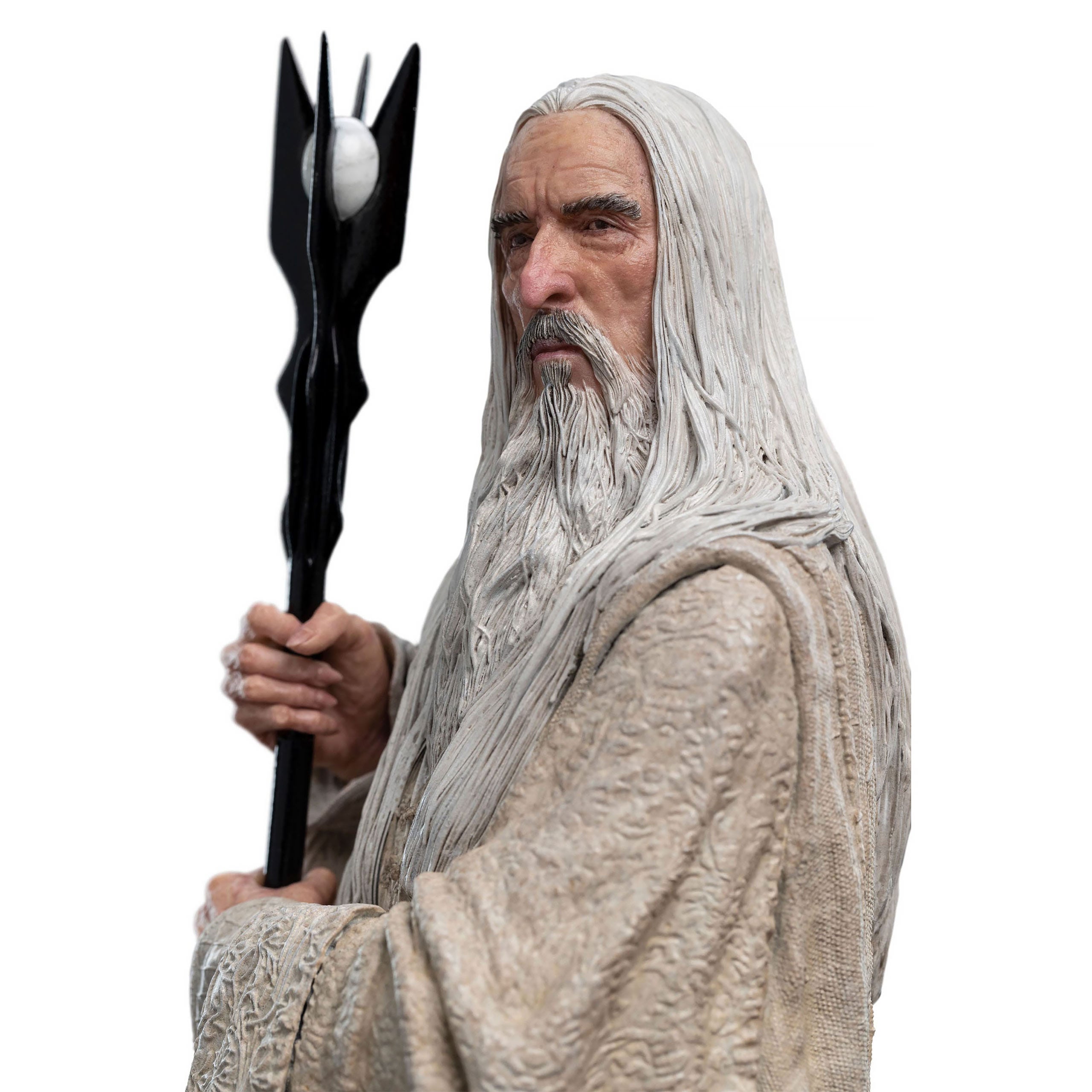 Imagen del producto El Señor de los Anillos - Estatua de Saruman con Fuego de Orthanc Serie Clásica