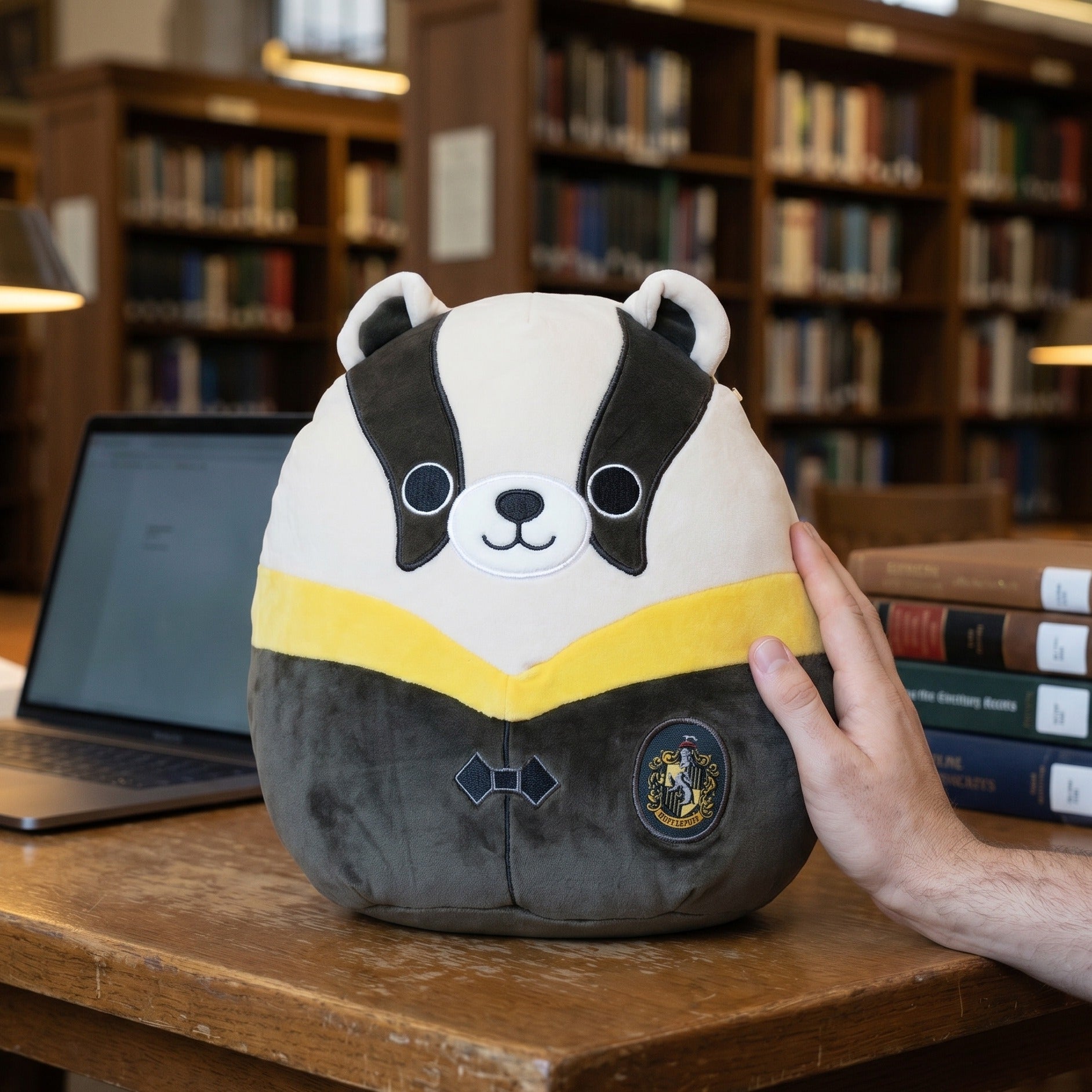 Imagen del producto Harry Potter - Tejón de Hufflepuff con Túnica Figura de Peluche Squishmallows