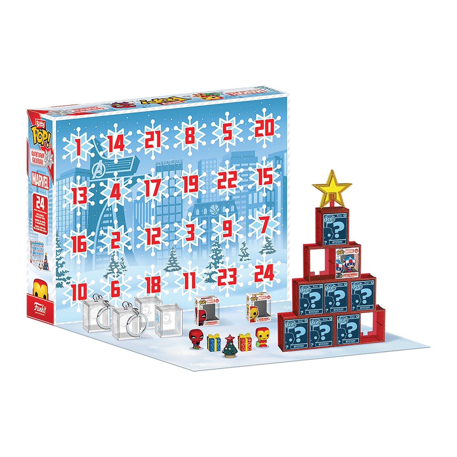 Imagen del producto Marvel Comics - Calendario de Adviento Bitty Pop Funko