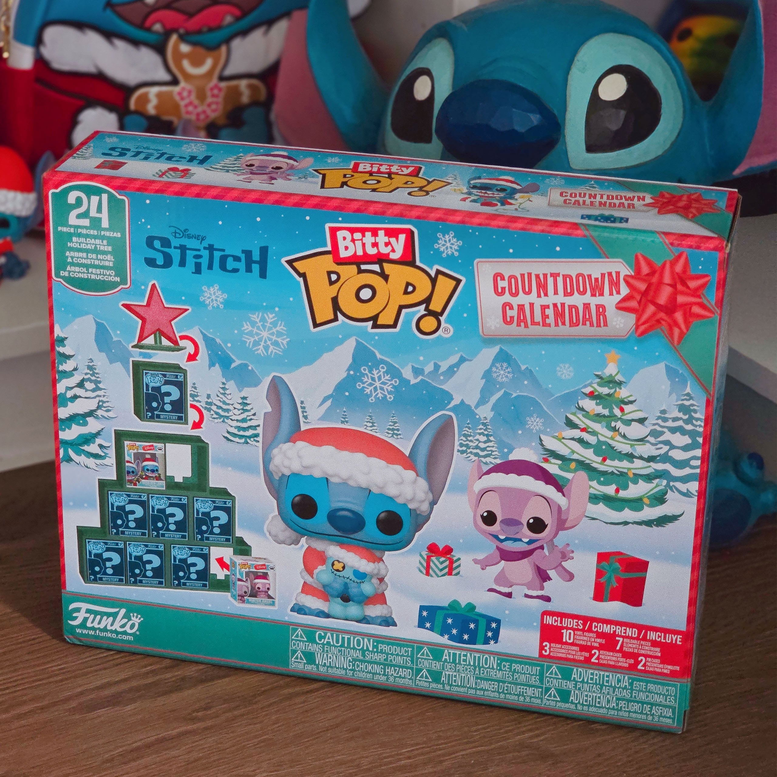 Imagen del producto Calendario de Adviento Stitch Holiday Bitty Pop Funko - Lilo & Stitch