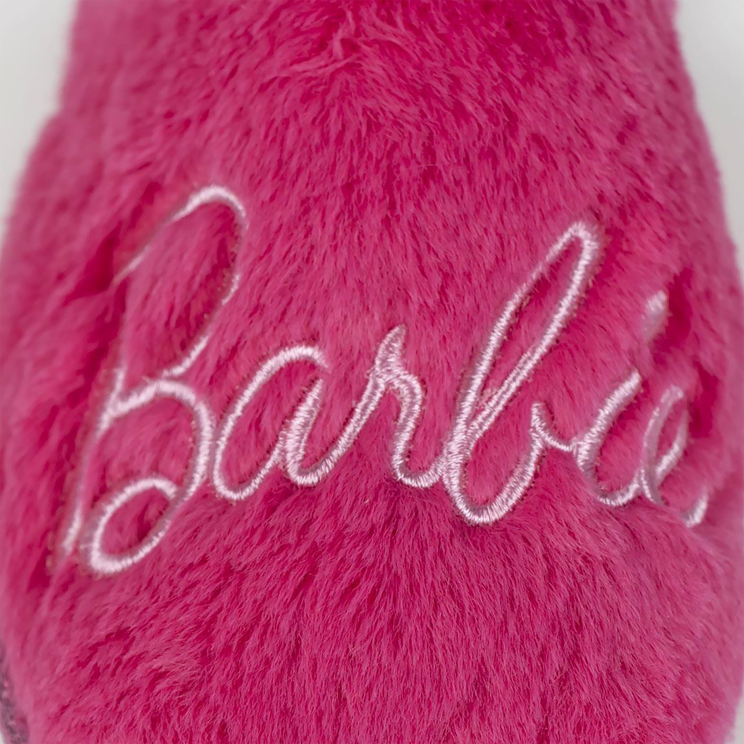 Imagen del producto Barbie - Pantuflas de peluche con logo