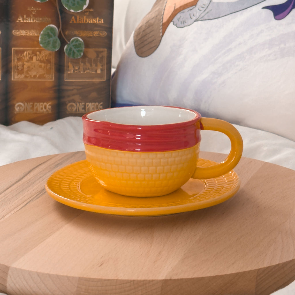 Product image Luffy Straw Hat Mug with Saucer - One Piece