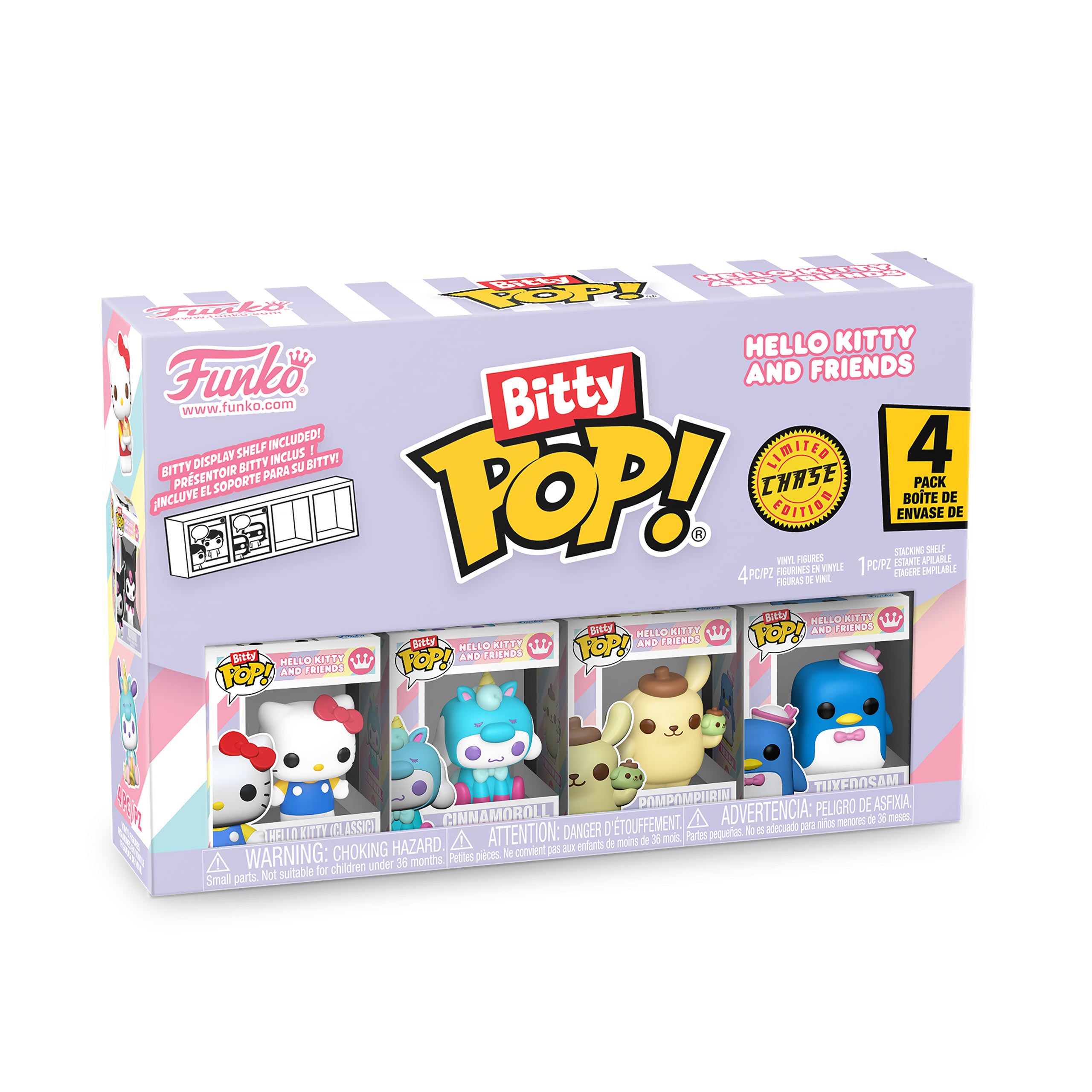 Imagen del producto Sanrio - Hello Kitty y Amigos Funko Bitty Pop Set de 4 Figuras Serie 1