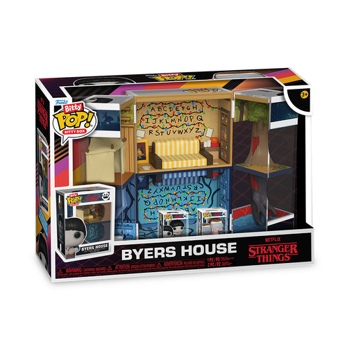 Imagen del producto Stranger Things - Expositor Funko Bitty Pop Casa de los Byers con 2 Figuras