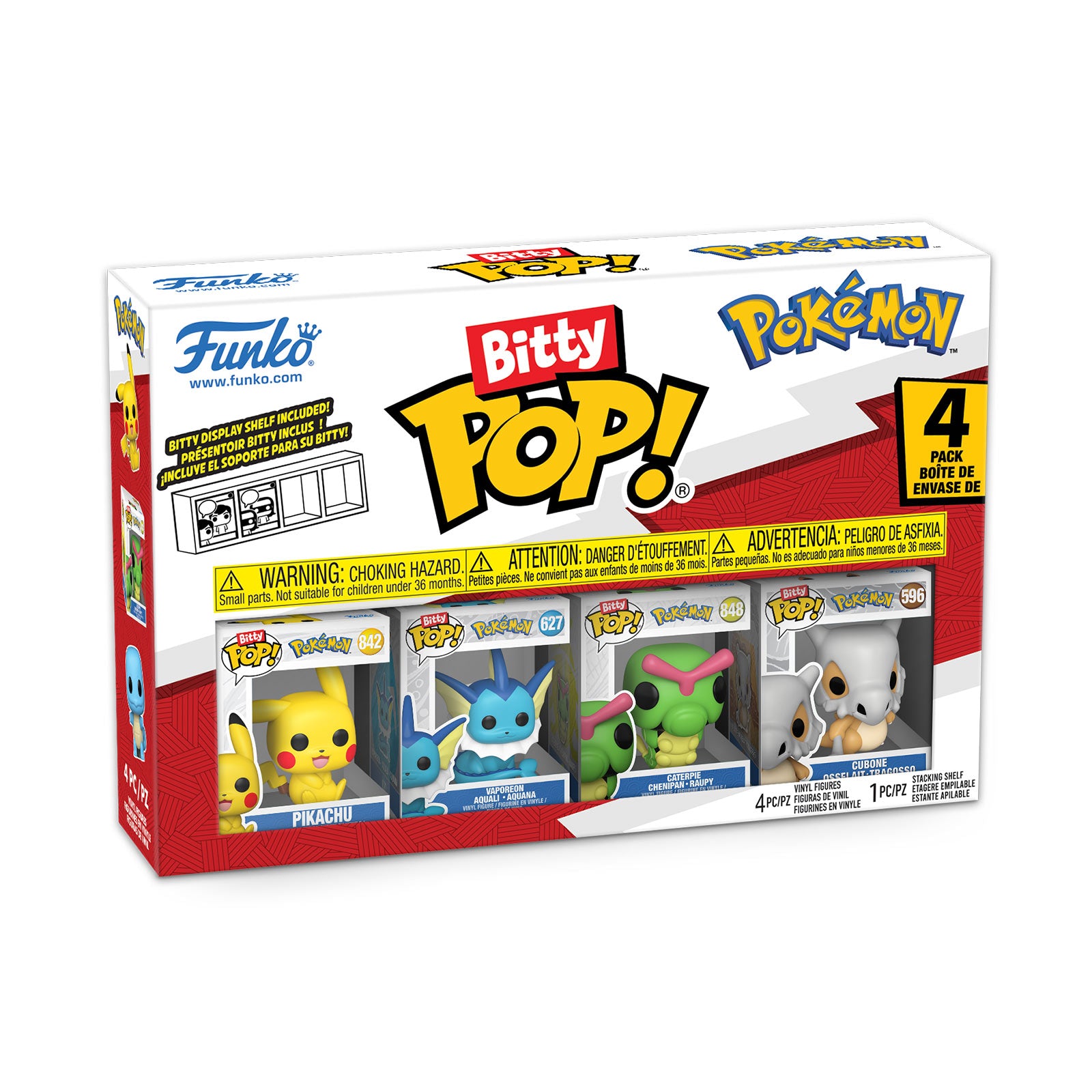 Product image Pokemon - Pikachu and Friends Funko Bitty Pop 4-Pack Figure Set Series 1