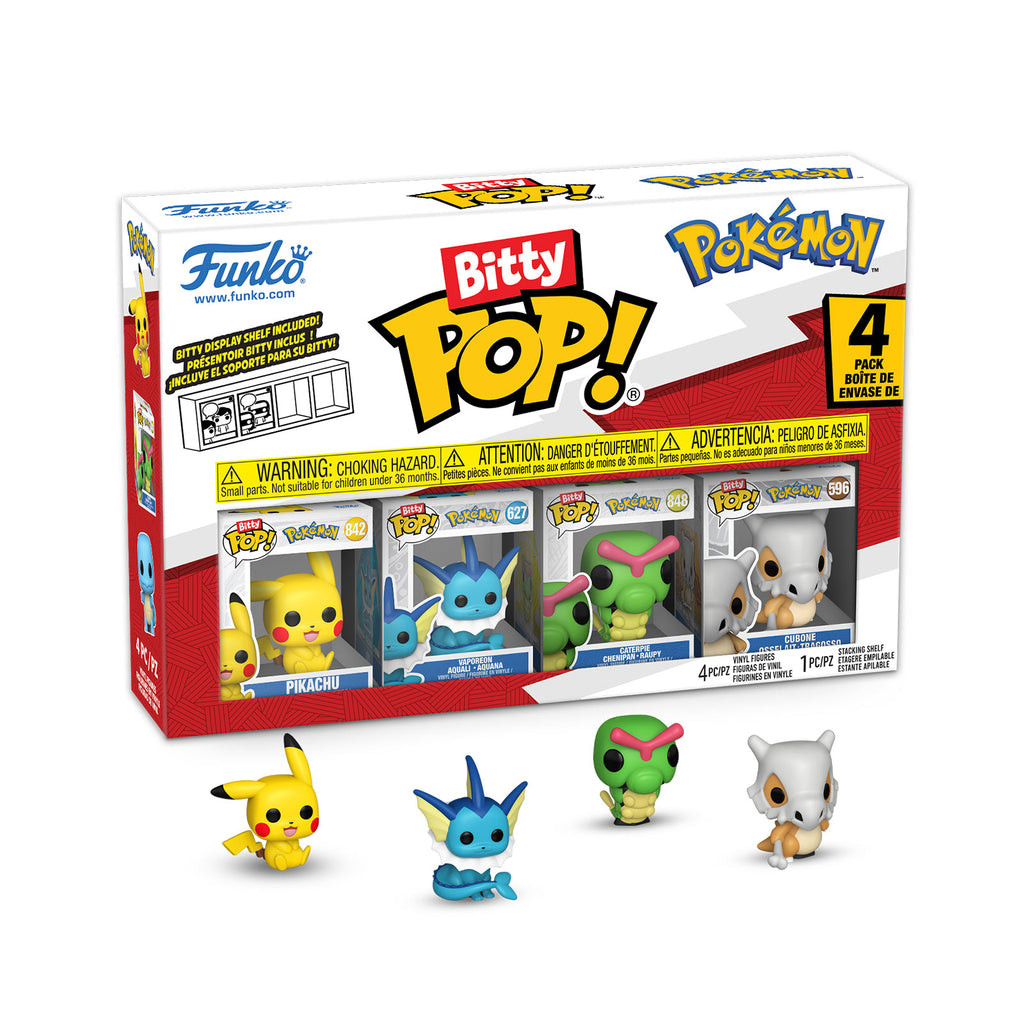 Product image Pokemon - Pikachu and Friends Funko Bitty Pop 4-Pack Figure Set Series 1