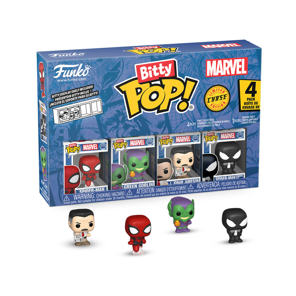 Imagen del producto Marvel - Spider-Man Funko Bitty Pop Set de 4 Figuras Serie 1