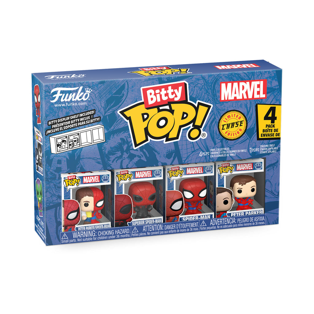 Imagen del producto Marvel - Spider-Man Funko Bitty Pop Set de 4 Figuras Serie 4