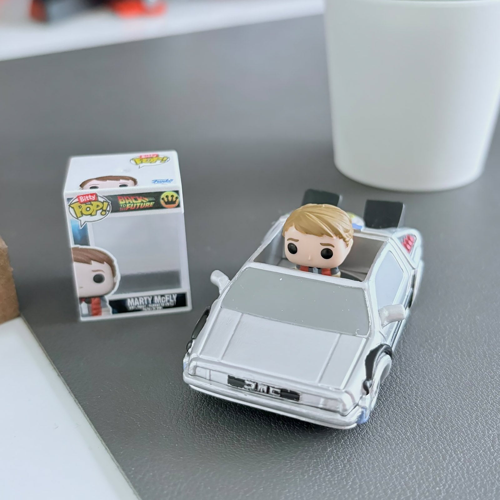 Imagen del producto Regreso al Futuro - Set de figuras Funko Bitty Pop Ride DeLorean