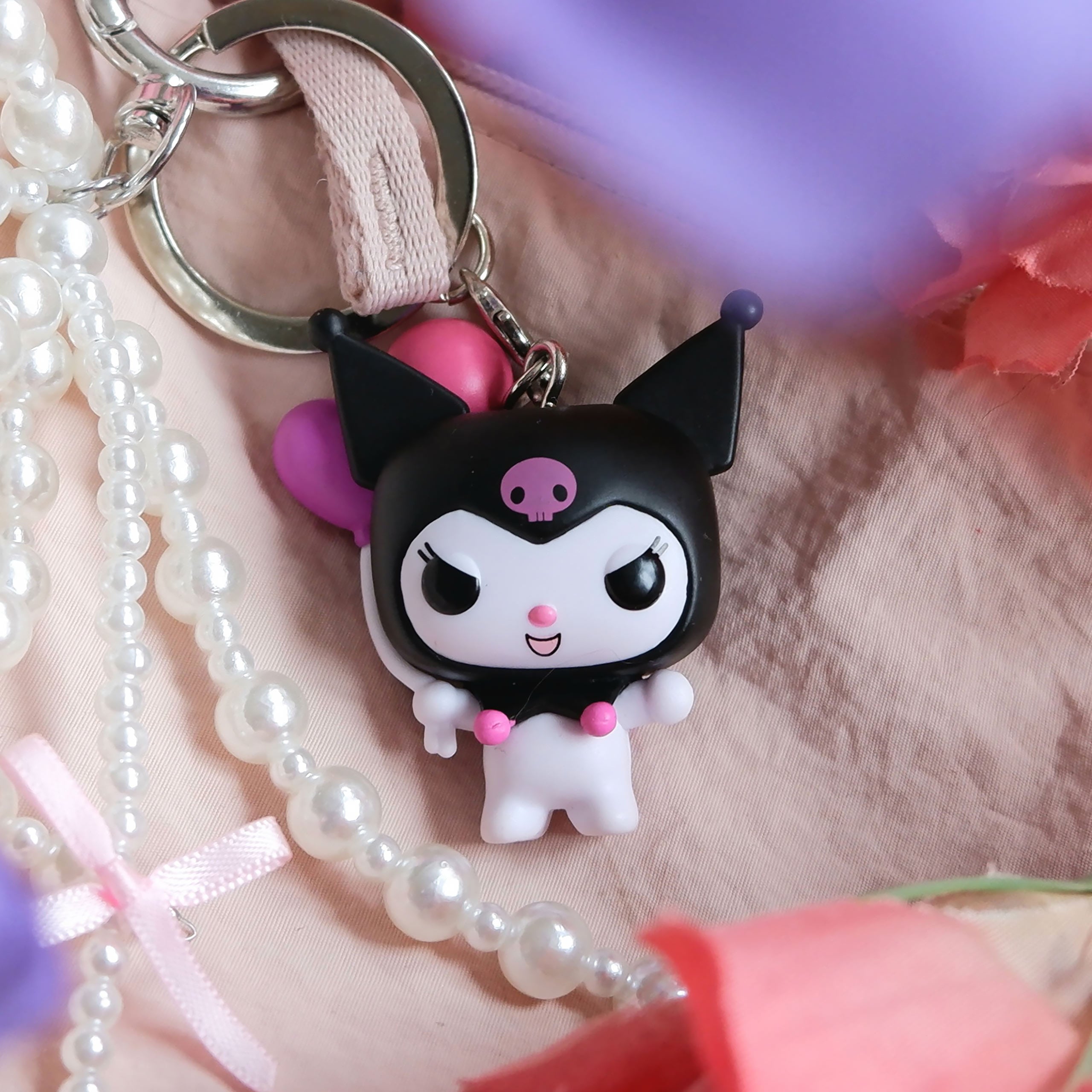 Imagen del producto Sanrio - Kuromi con Globos Llavero Funko Pop