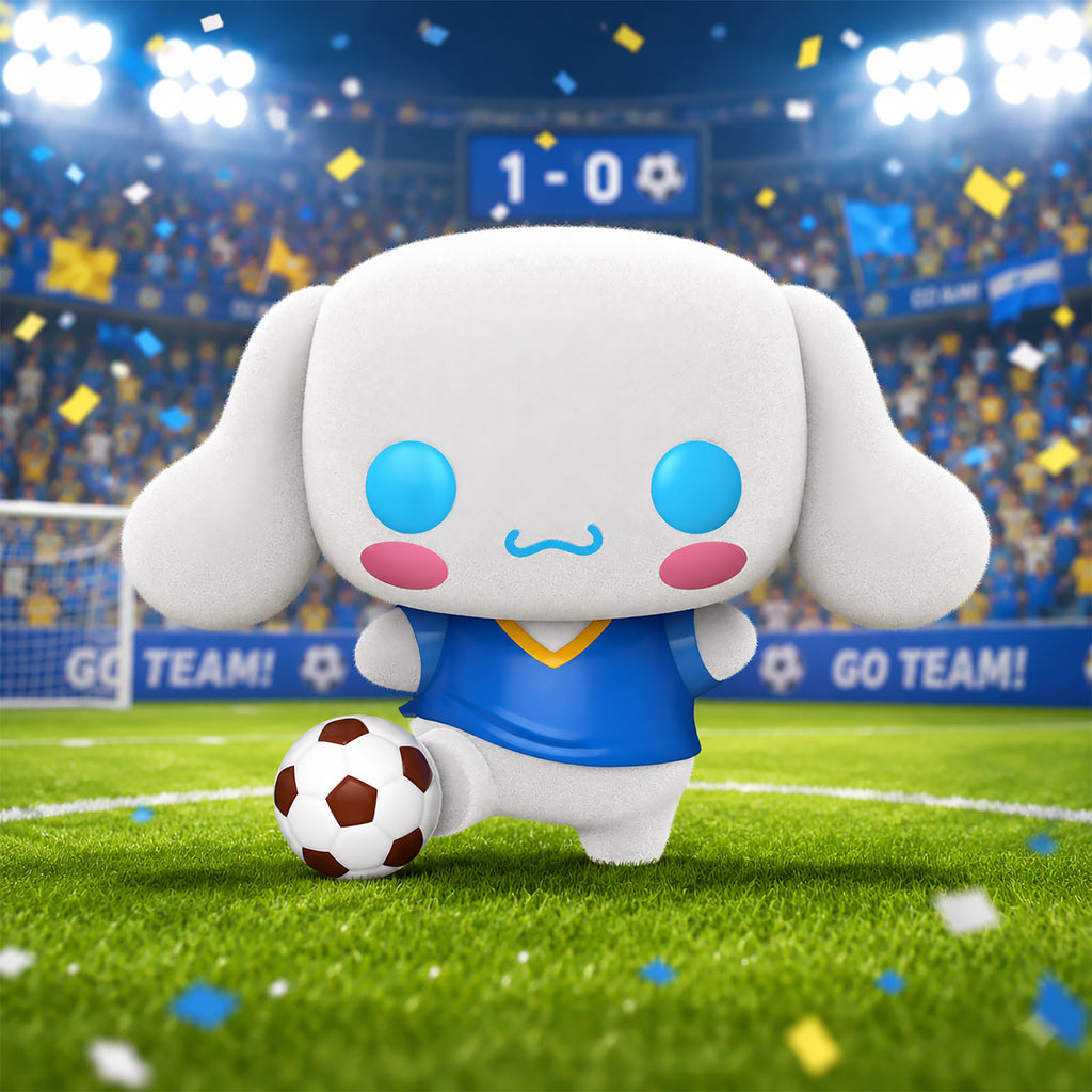 Imagen del producto Sanrio - Cinnamoroll con Balón de Fútbol Hello Kitty and Friends Funko Pop Figura