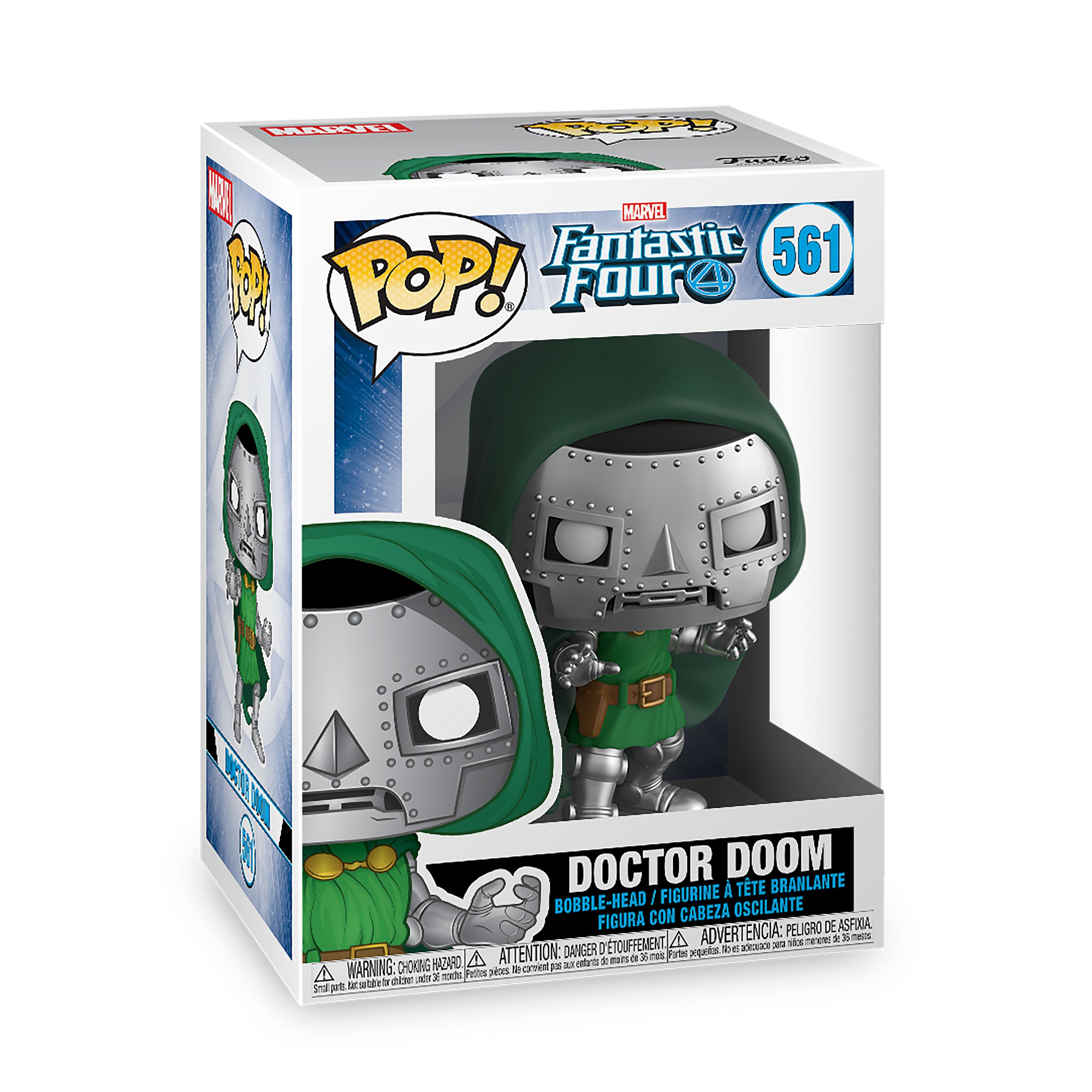 Imagen del producto Fantastic Four - Doctor Doom Figura Funko Pop Cabeza Móvil
