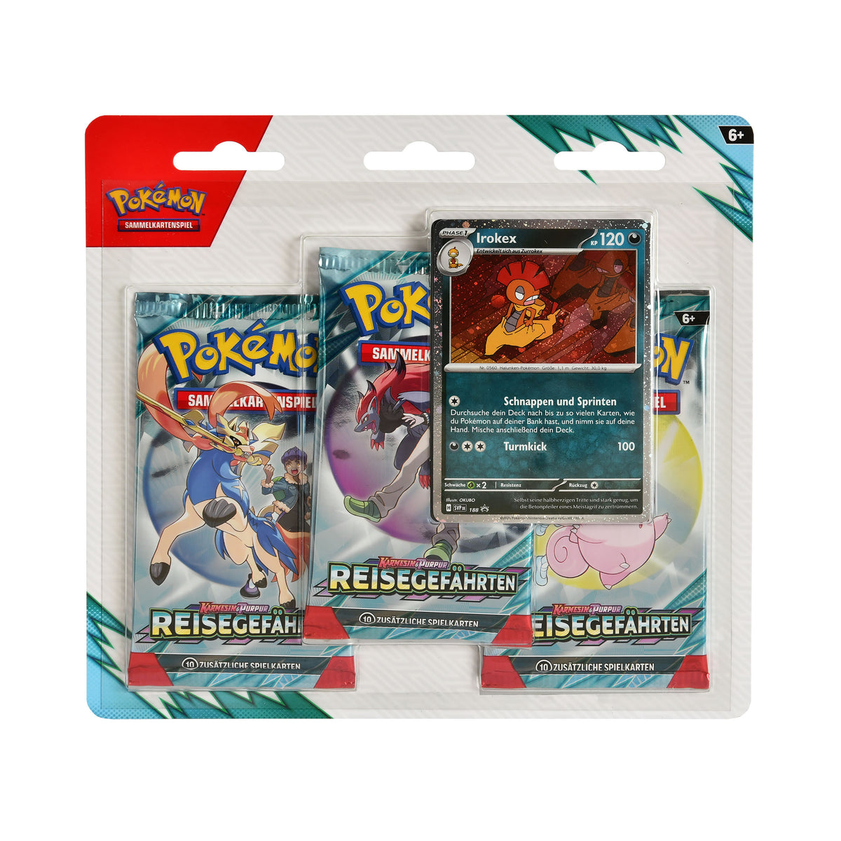 Imagen del producto Pokemon - Escarlata & Púrpura Compañeros de Paldea Blíster de Cartas Coleccionables