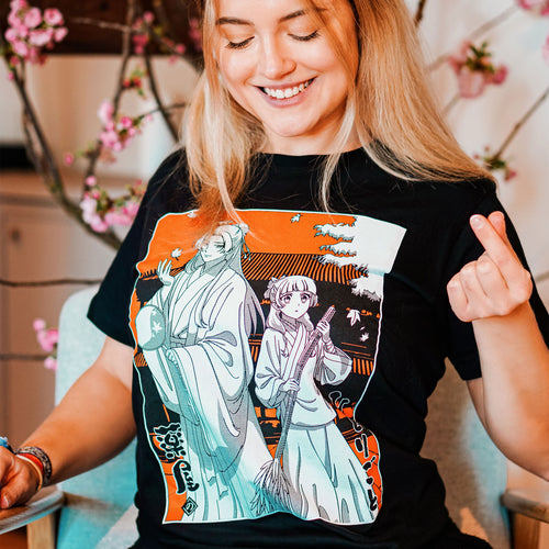 Imagen del producto Camiseta de Maomao y Jinshi para fans de Los diarios del boticario