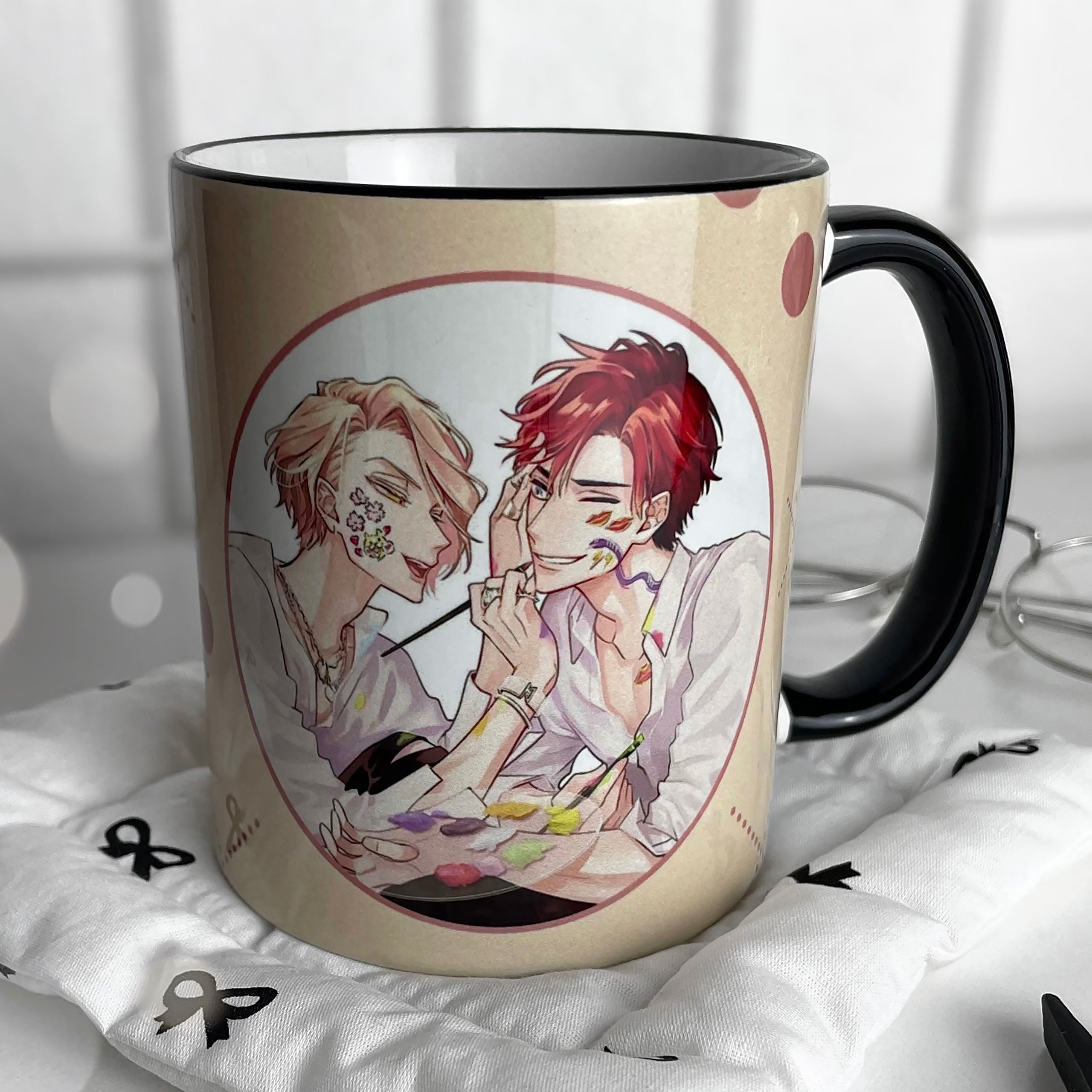 Imagen del producto Taza de Shizuma y Minato para fans de Therapy Game