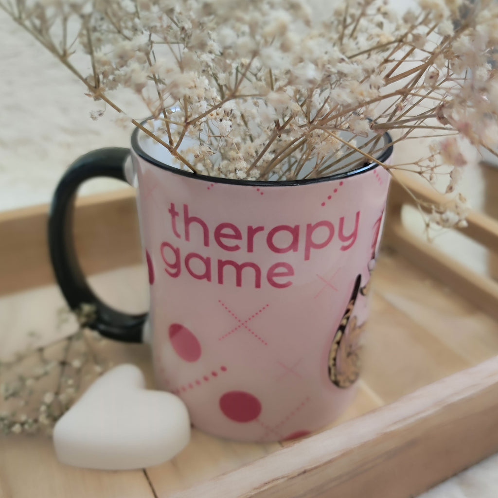 Imagen del producto Taza de Shizuma y Minato para fans de Therapy Game