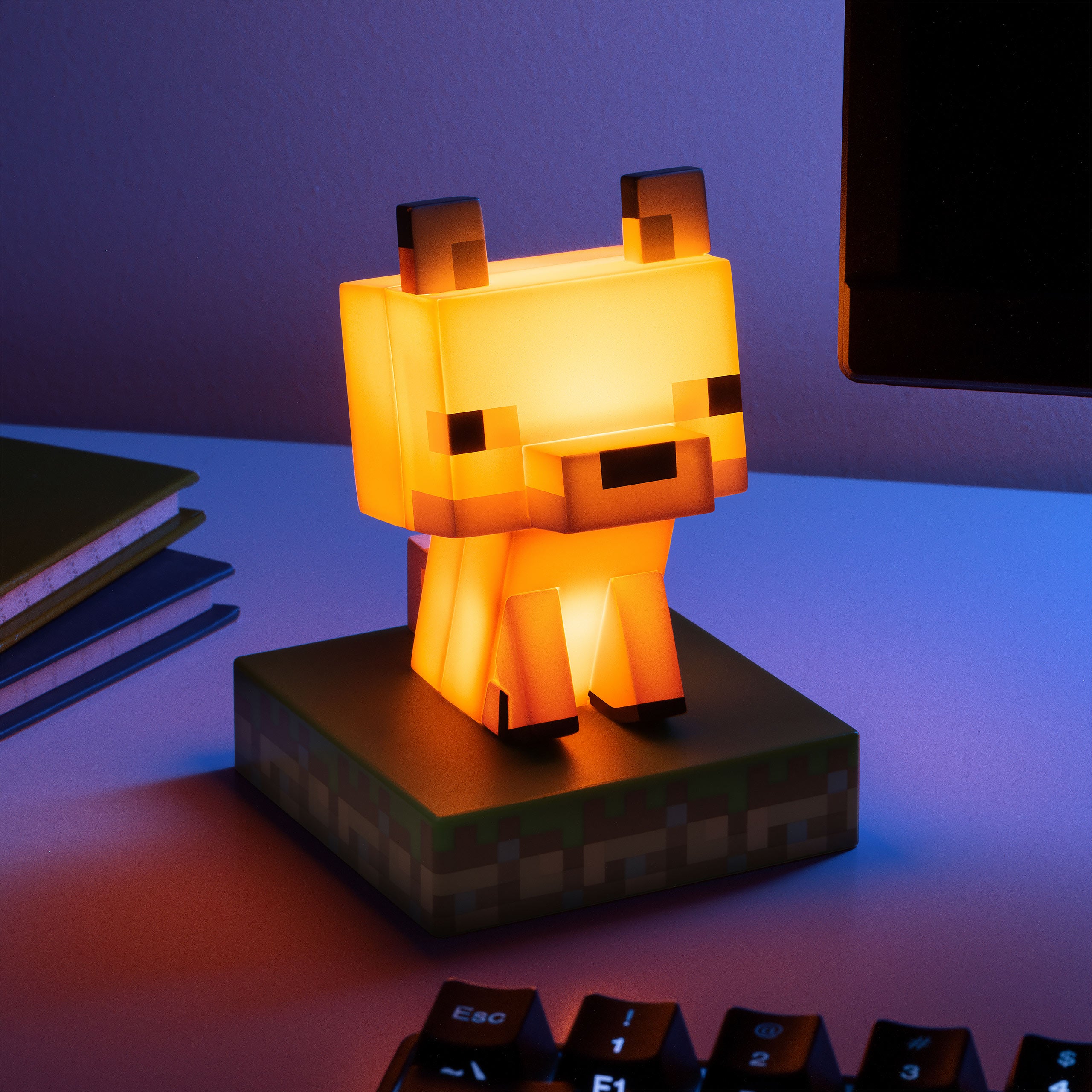 Imagen del producto Minecraft - Lámpara de Mesa 3D Fox Icons