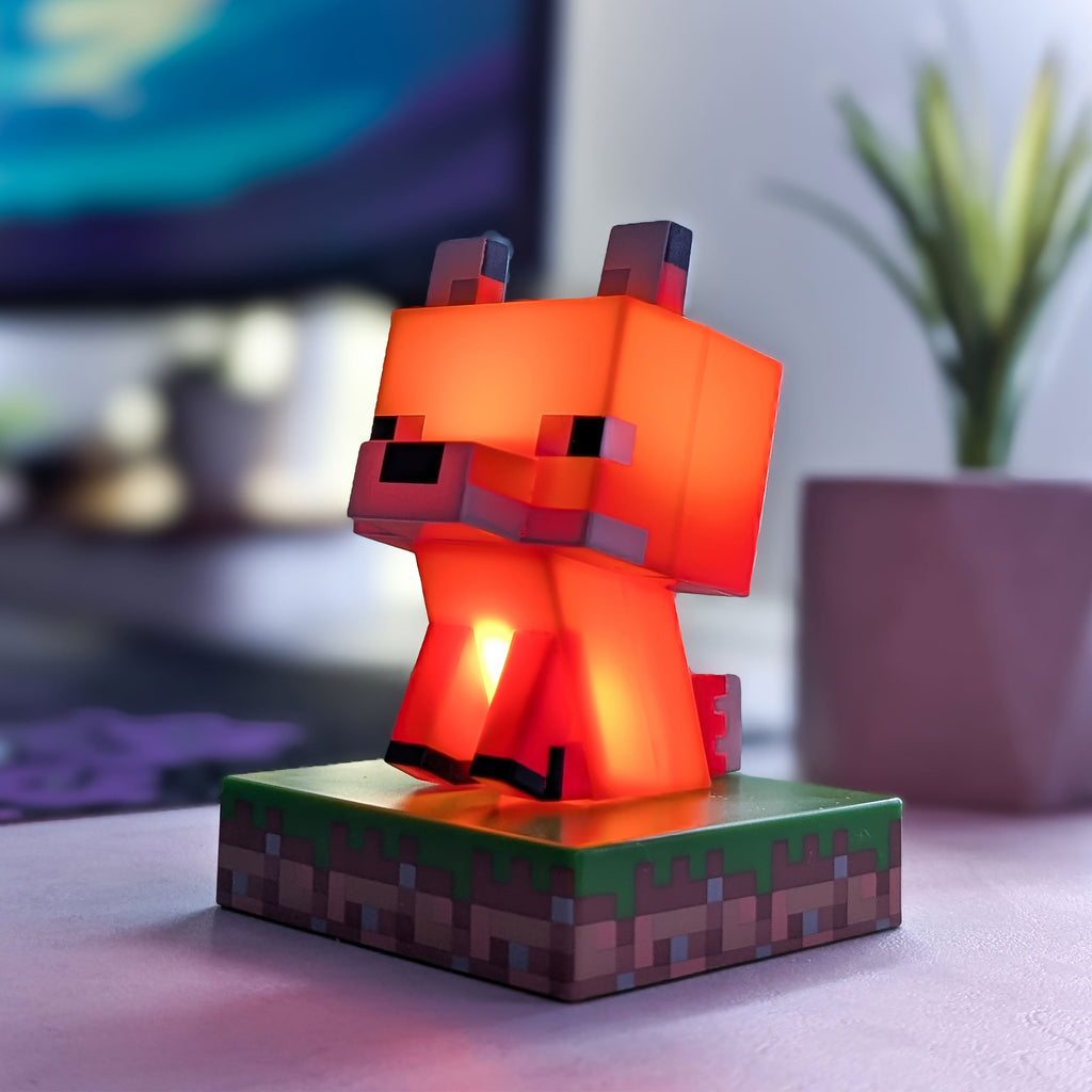 Imagen del producto Minecraft - Lámpara de Mesa 3D Fox Icons