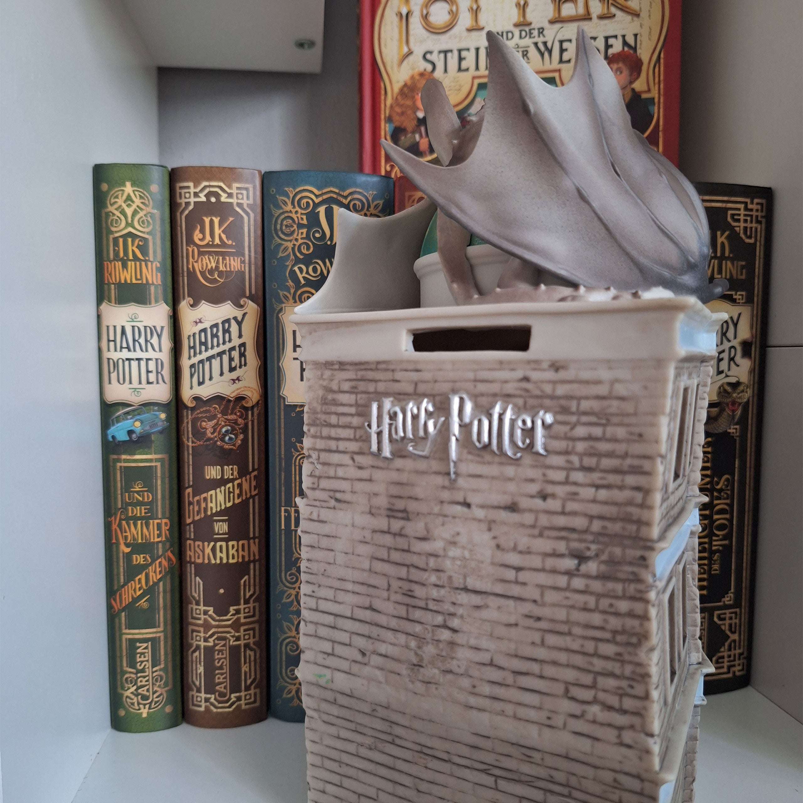 Imagen del producto Harry Potter - Banco Gringotts con Dragón Hucha