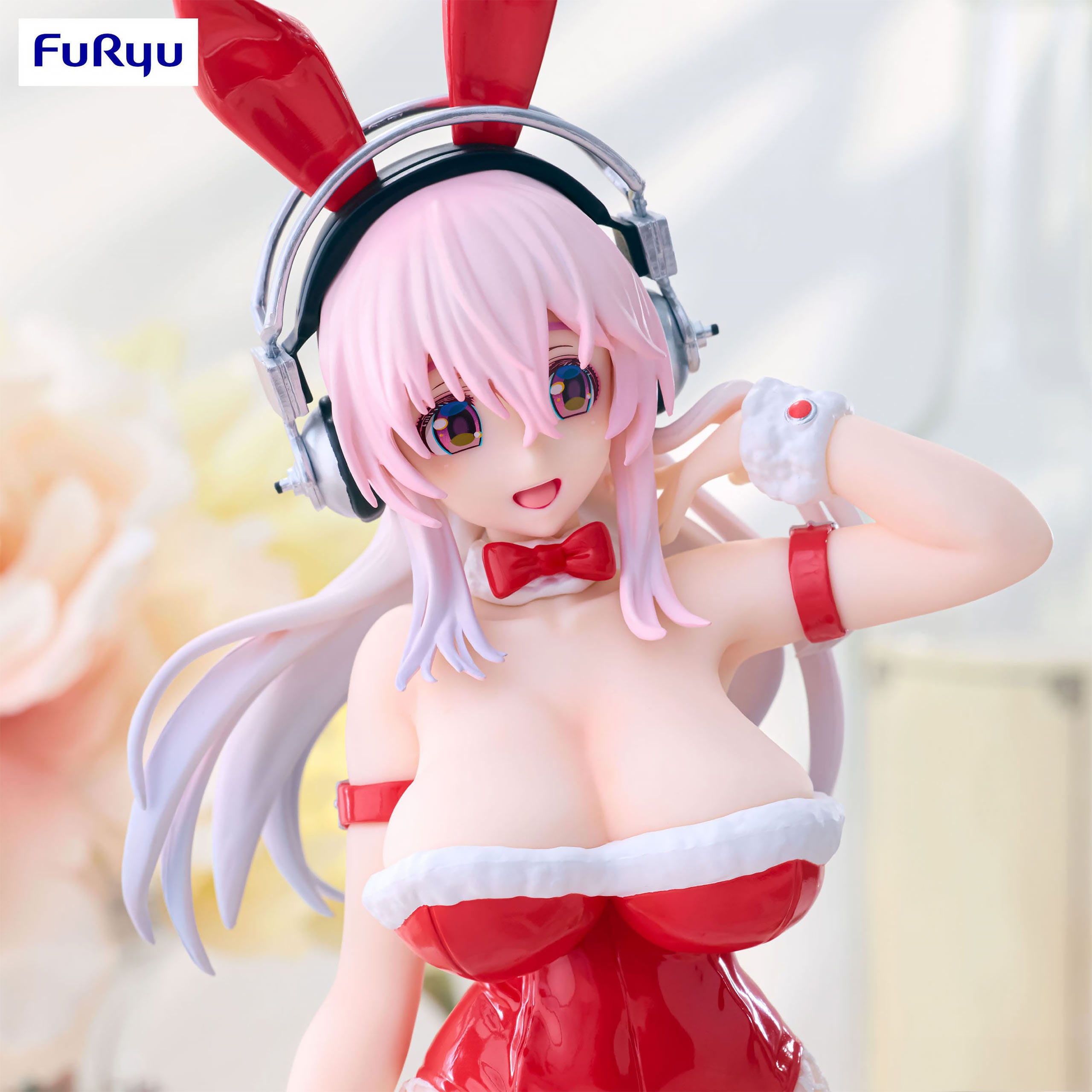 Imagen del producto Super Sonico - Figura BiCute Bunnies Red Color Version