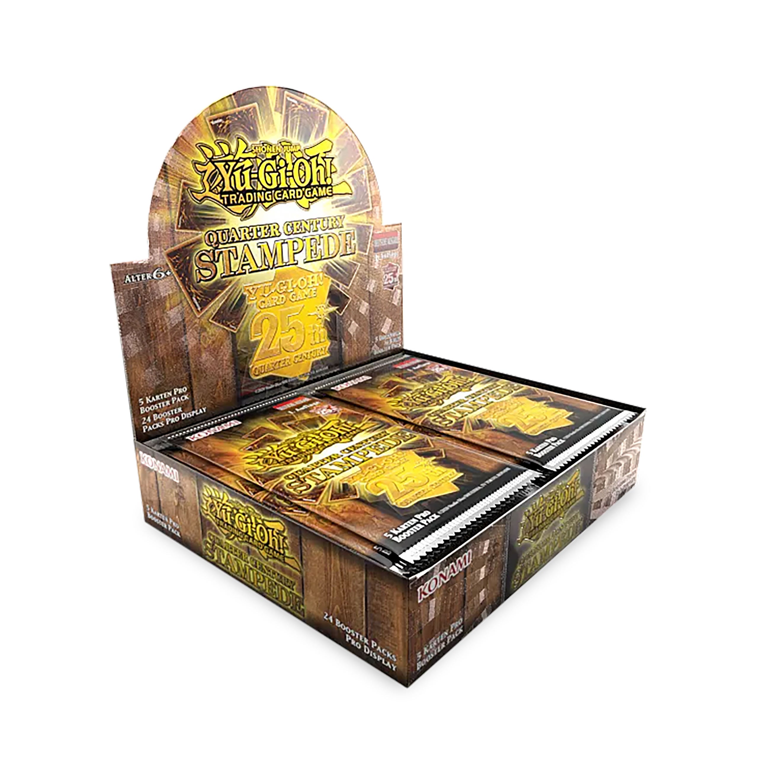 Imagen del producto Yu-Gi-Oh! - Quarter Century Stampede Sobres de Cartas Coleccionables Versión Alemana 24-Display