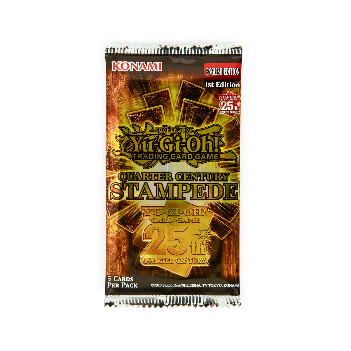 Imagen del producto Yu-Gi-Oh! - Quarter Century Stampede Booster de Cartas Coleccionables Versión en Inglés