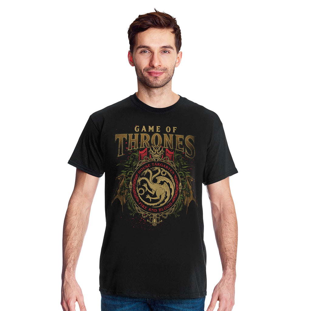 Imagen del producto Game of Thrones - Camiseta Ornamentos Targaryen Negra